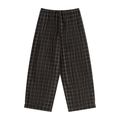 Unisex Plaid Wide Leg Pants