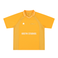 Striped V-Neck Soccer Jersey