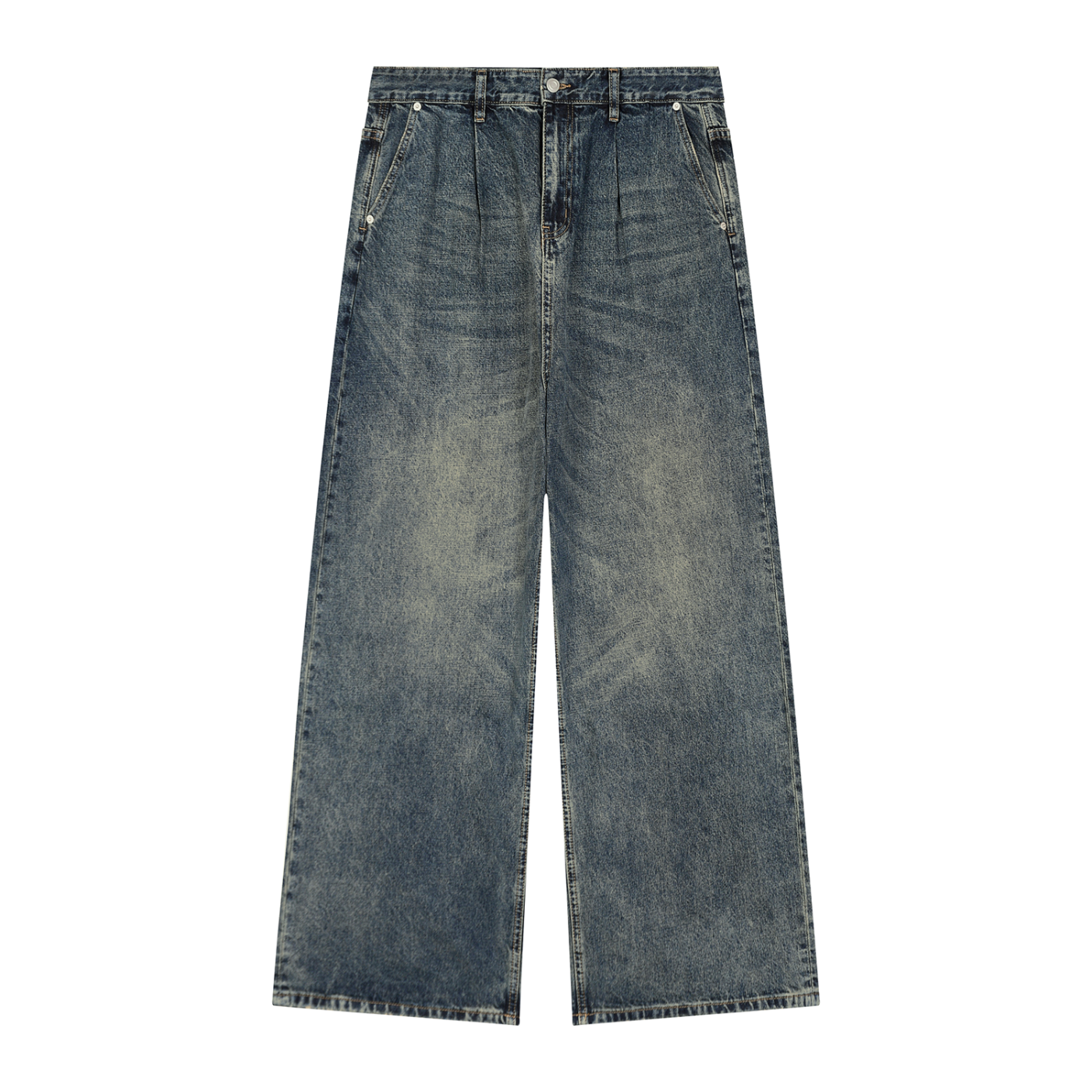 Men's Vintage Wash Denim Jeans