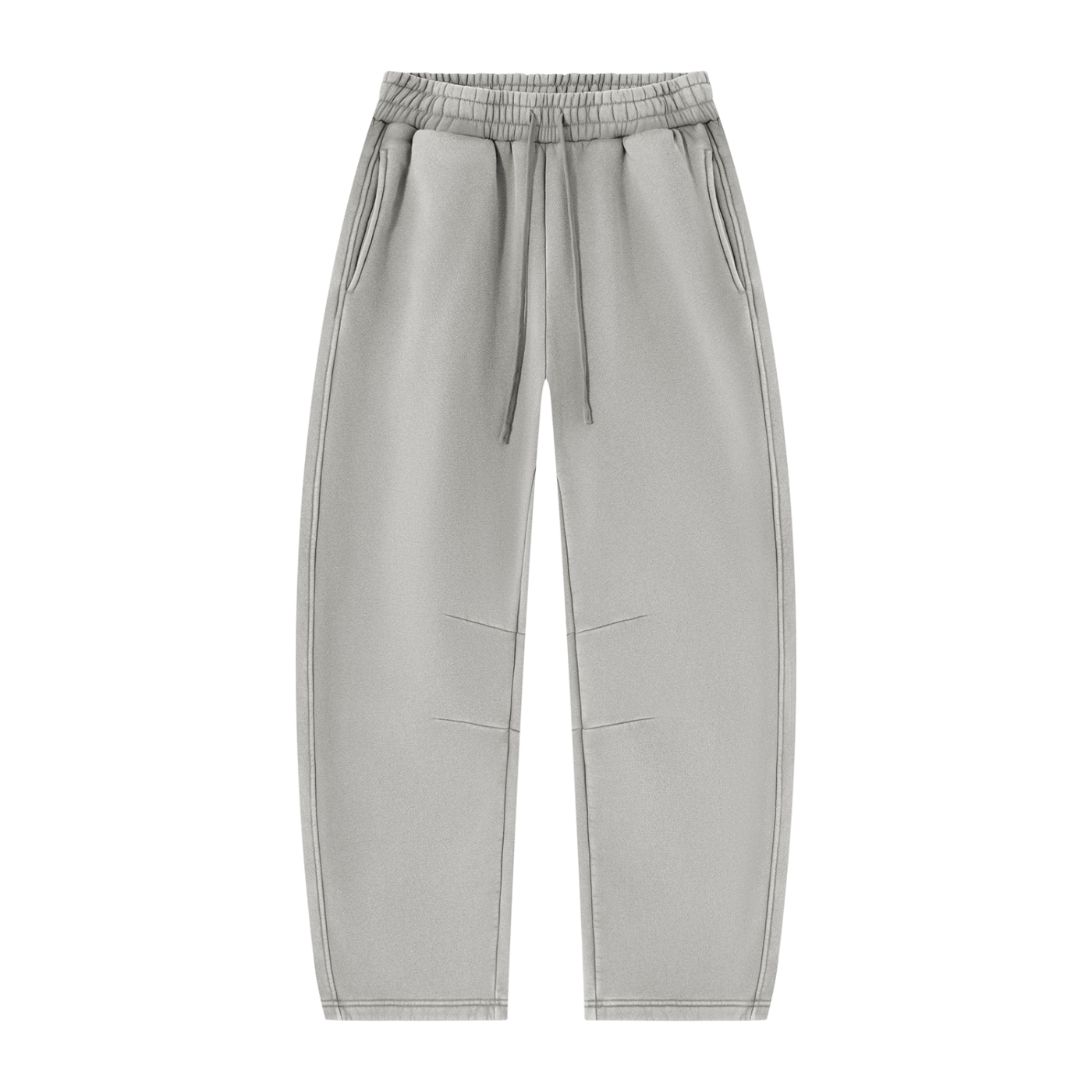 Unisex Vintage Wash Barrel Leg Fleece Sweatpants
