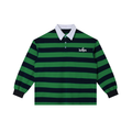Color Block Stripe Polo Shirt