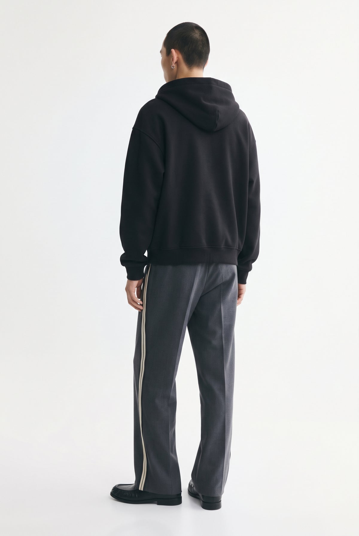Unisex Vintage Wash Boxy Full Zip Hoodie