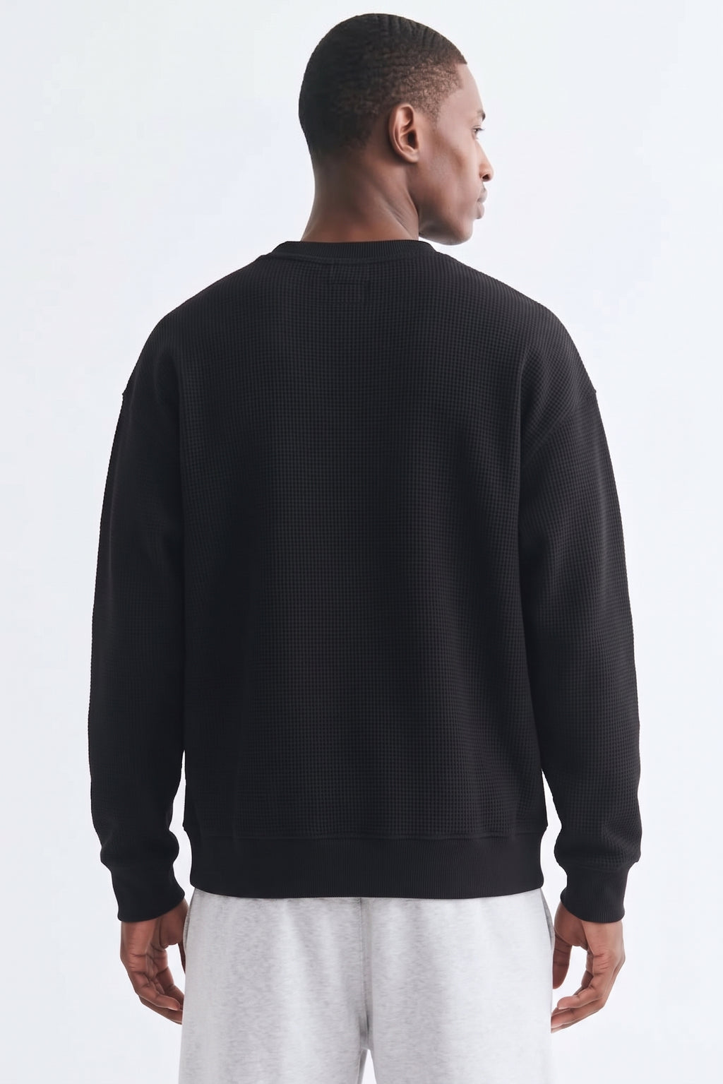 Unisex Waffle Boxy Long Sleeve T-Shirt