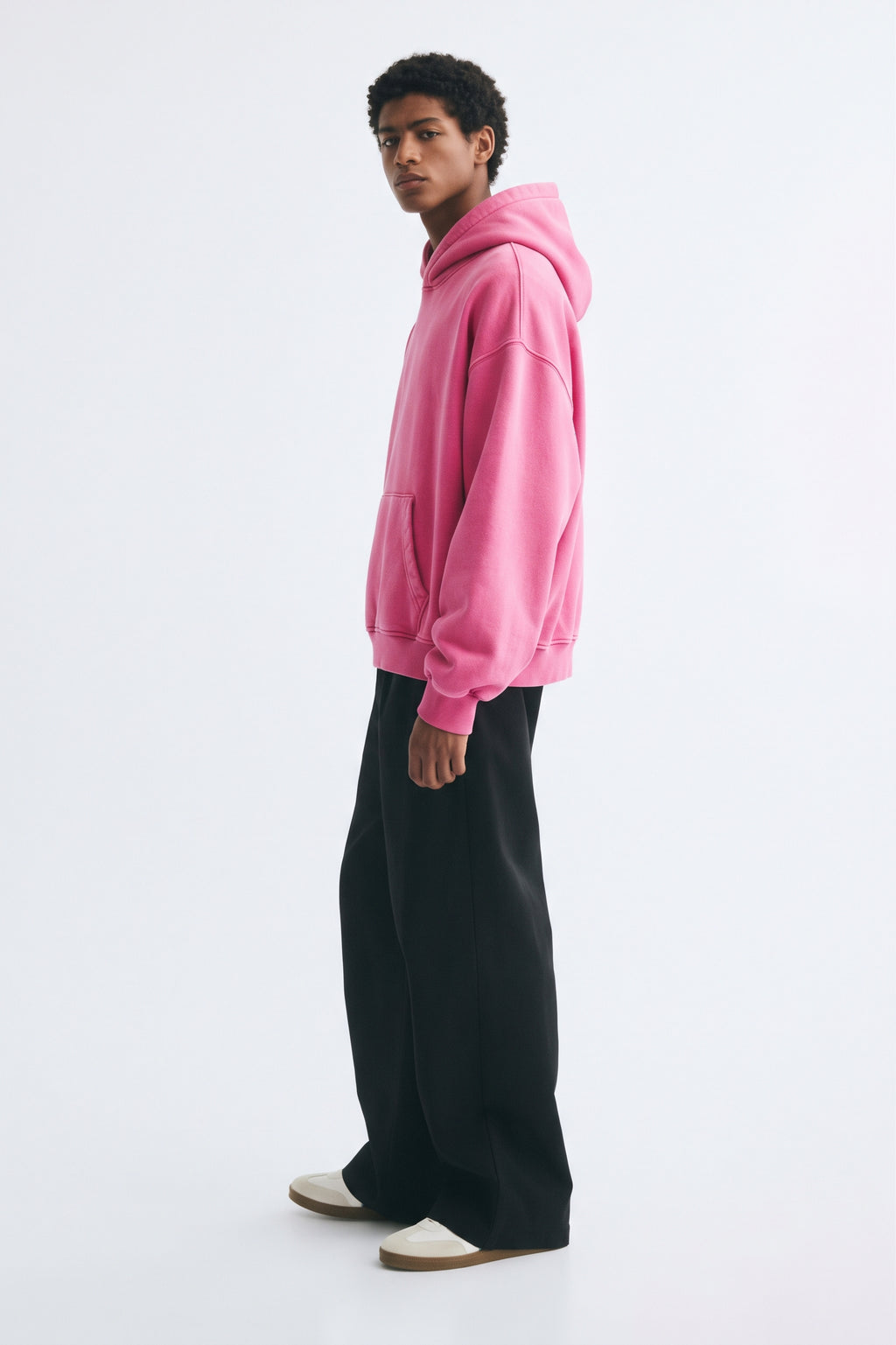 Unisex Vintage Wash Boxy Fleece Hoodie