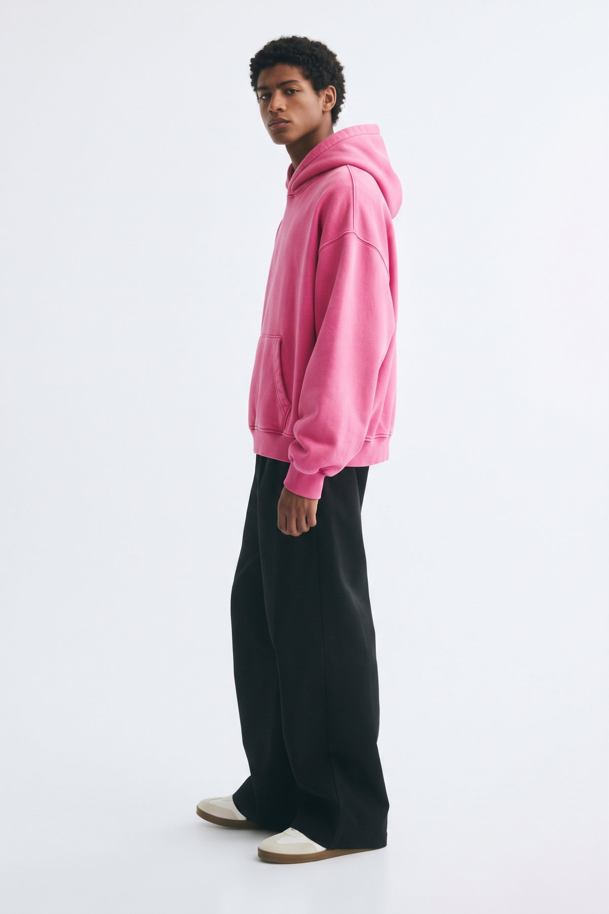 Unisex Vintage Wash Boxy Fleece Hoodie