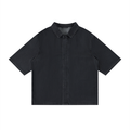 Unisex Vintage Wash Drop Shoulder Lyocell Shirt