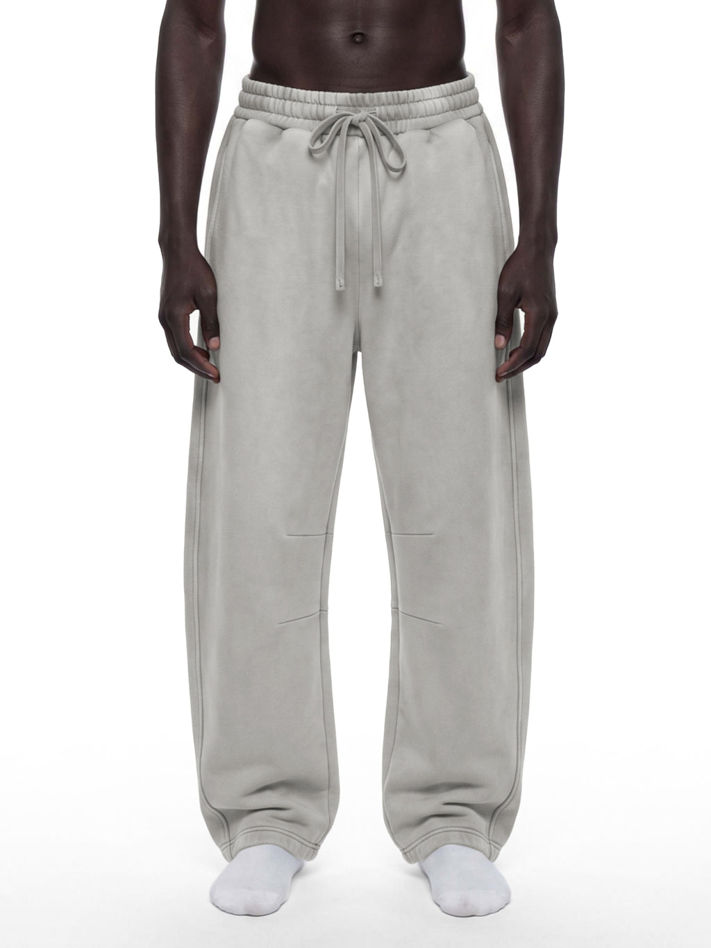 Unisex Vintage Wash Barrel Leg Fleece Sweatpants